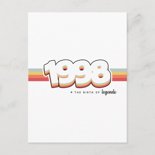 Carte Postale 1998 La naissance des légendes (Devant)