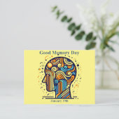 Carte Postale 19 janvier - Journée de la bonne mémoire (Debout devant)