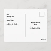 Carte Postale 19 juin Libération de la Liberté (Dos)