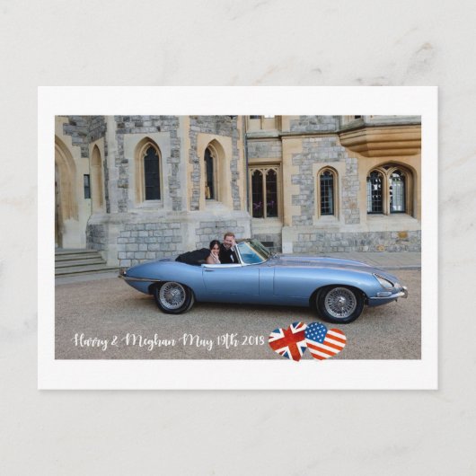 Carte Postale 19 mai 2018 : Quand Harry a épousé Meghan (Devant)