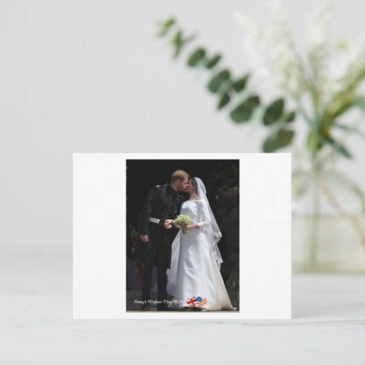 Carte Postale 19 mai 2018 : Quand Harry a épousé Meghan (Debout devant)