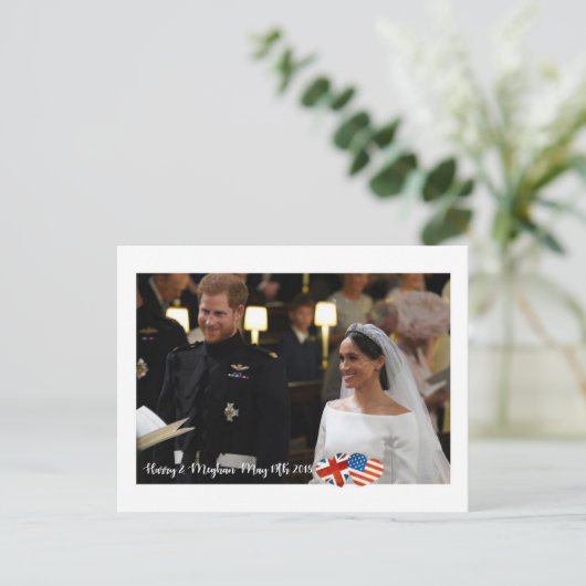 Carte Postale 19 mai 2018 : Quand Harry a épousé Meghan (Debout devant)