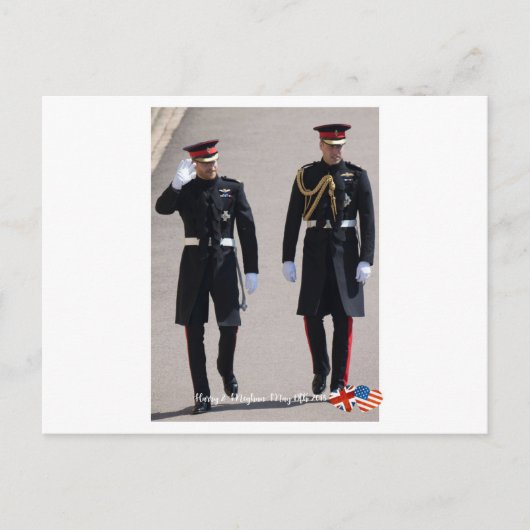 Carte Postale 19 mai 2018 : Quand Harry a épousé Meghan (Devant)