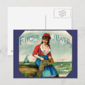 Carte Postale 19e C. Cigares matés (Devant / Derrière)