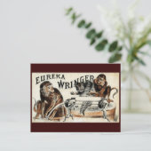 Carte Postale 19e C. Eureka Wringer (Debout devant)