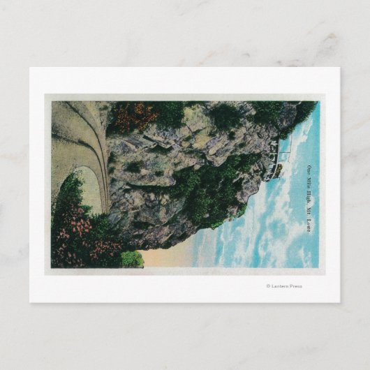 Carte Postale 1,5 km de haut, au mont LoweMt. Lowe, CA (Devant)