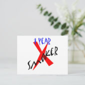 Carte Postale 1 an Ex-fumeur rouge (Debout devant)