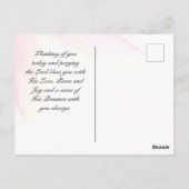 Carte Postale 1 Corinthiens 13:4-8 L'amour est Patient Magnolia  (Dos)