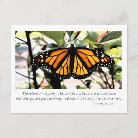 Carte Postale 1 Corinthiens 5:17 Si quelqu'un est en Christ (Devant)