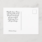 Carte Postale 1 Jean 4:19 Nous aimons parce qu'Il nous a aimés p (Dos)