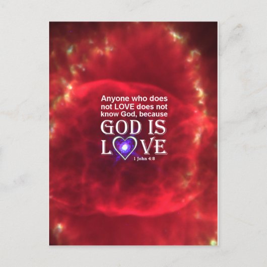 Carte Postale 1 Jean 4:8 (Devant)