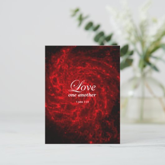 Carte Postale 1 John 3:23 (Debout devant)