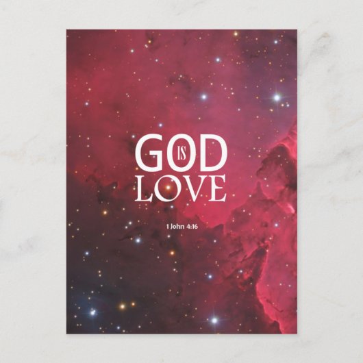 Carte Postale 1 John 4:16 (Devant)