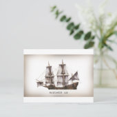 Carte Postale 1 mayflower vintage (Debout devant)