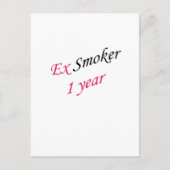 Carte Postale 1 year ex-smoker (Devant)