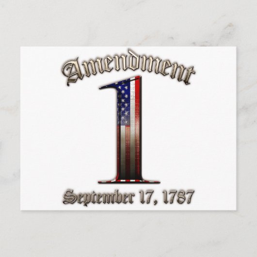 Carte Postale 1er amendement (Devant)