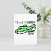 Carte Postale 1er anniversaire (Debout devant)