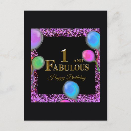 Carte Postale 1er anniversaire (Devant)