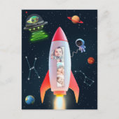 Carte Postale 1er Anniversaire de Rocket Space | Immense Collage (Devant)