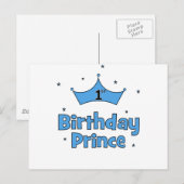 Carte Postale 1er anniversaire Prince (Devant / Derrière)
