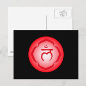 Carte Postale 1er Chakra - Muladhara (Devant / Derrière)