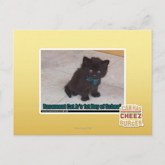 Carte Postale 1er jour de l'école (Devant)