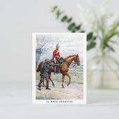 Carte Postale 1er Royal Dragoons (Debout devant)