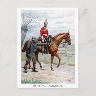Carte Postale 1er Royal Dragoons