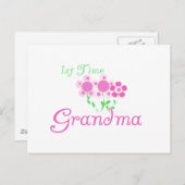 Carte Postale 1ère Fleurs Grandma-Rose (Devant / Derrière)