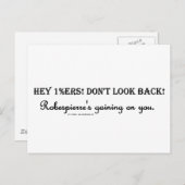 Carte Postale 1PctRobespierre (Devant / Derrière)