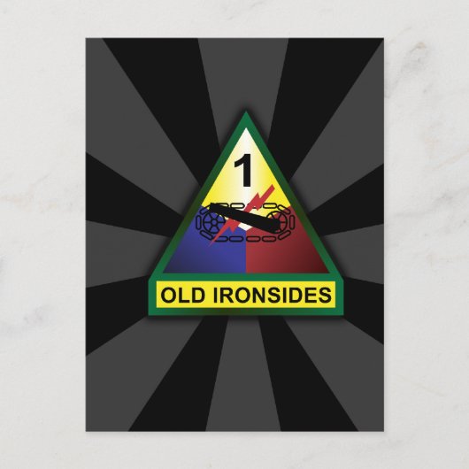 Carte Postale 1re division blindée (Devant)