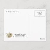 Carte Postale 1re gare de la Croix (Dos)