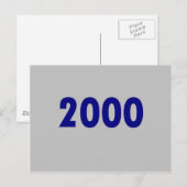 CARTE POSTALE 2000 (Devant / Derrière)