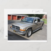 Carte Postale 2002 Dodge Dakota SLT 4 x 4 (Devant / Derrière)