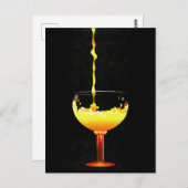 Carte Postale 2004 Dessin Ordinateur Pourant Jus D'Orange (Devant / Derrière)