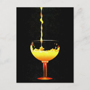 Carte Postale 2004 Dessin Ordinateur Pourant Jus D'Orange