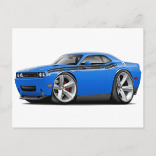 Carte Postale 2009-11 Challenger RT B5 Blue-Black Car