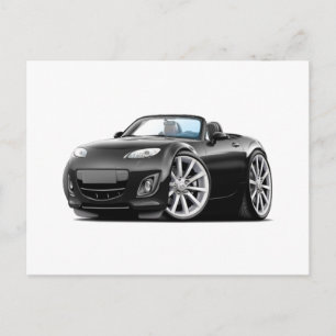 Carte Postale 2009-13 Miata Black Car