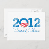 Carte Postale 2012 - Barack Obama - Vintage.png (Devant / Derrière)