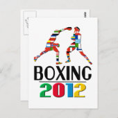 Carte Postale 2012 : Boxe (Devant / Derrière)