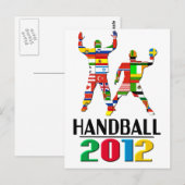 Carte Postale 2012: Handball (Devant / Derrière)