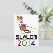Carte Postale 2014 : Slalom (Debout devant)
