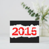 Carte Postale 2015 (papier déchiré) (Debout devant)