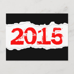 Carte Postale 2015 (papier déchiré)
