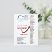 Carte Postale 2016 CDC Autism Vaccine Schedule Vaccine Shot Immu (Debout devant)