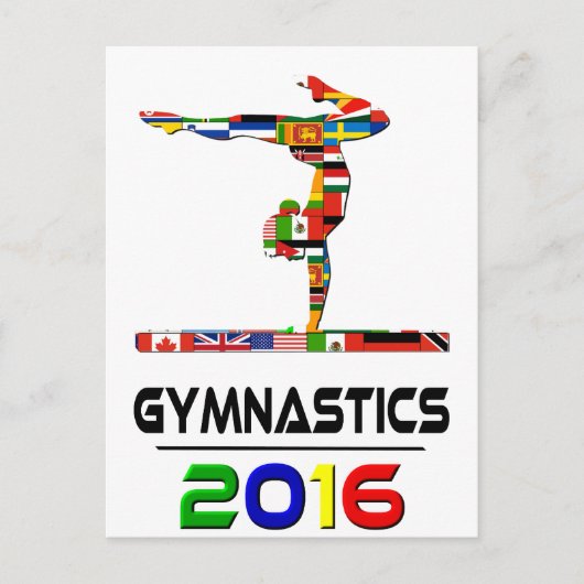 Carte Postale 2016: Gymnastique (Devant)