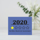 Carte Postale 2020 Horrible Review (Debout devant)