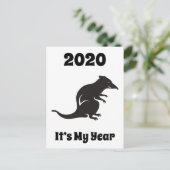 Carte Postale 2020 Mon année du rat (Debout devant)
