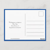 Carte Postale 2021 | Bonne année | Flocon de neige | Entreprise (Dos)