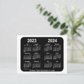 Carte Postale 2023-2024 Calendrier de l'école White Neon par Jan (Debout devant)